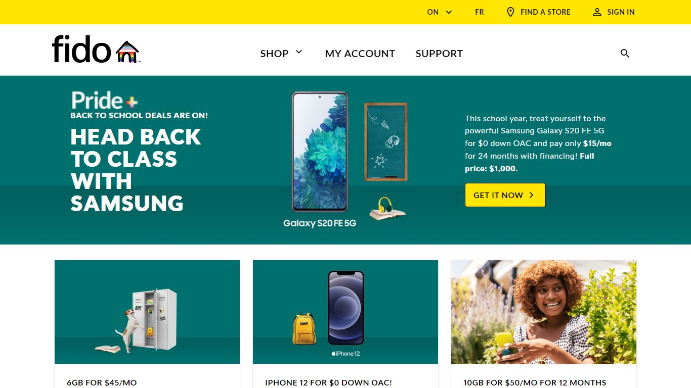 Phones, Plans and More - Go Get It | Fido